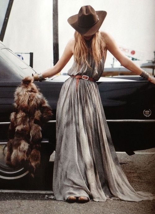 boho maxi winter